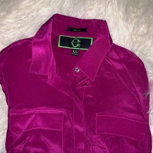 C wonder 100% silk shirt
